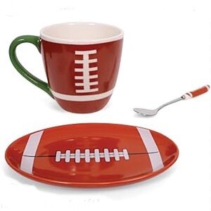 Midland Football Themed Mug and Plate Set ceramic